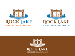 Logo Design by Slant Line Media for Rock Lake Christian Assembly | Design: #17487142