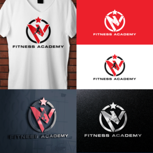 Logo Design by Aliza Creative for NV Fitness Academy  | Design: #17462420