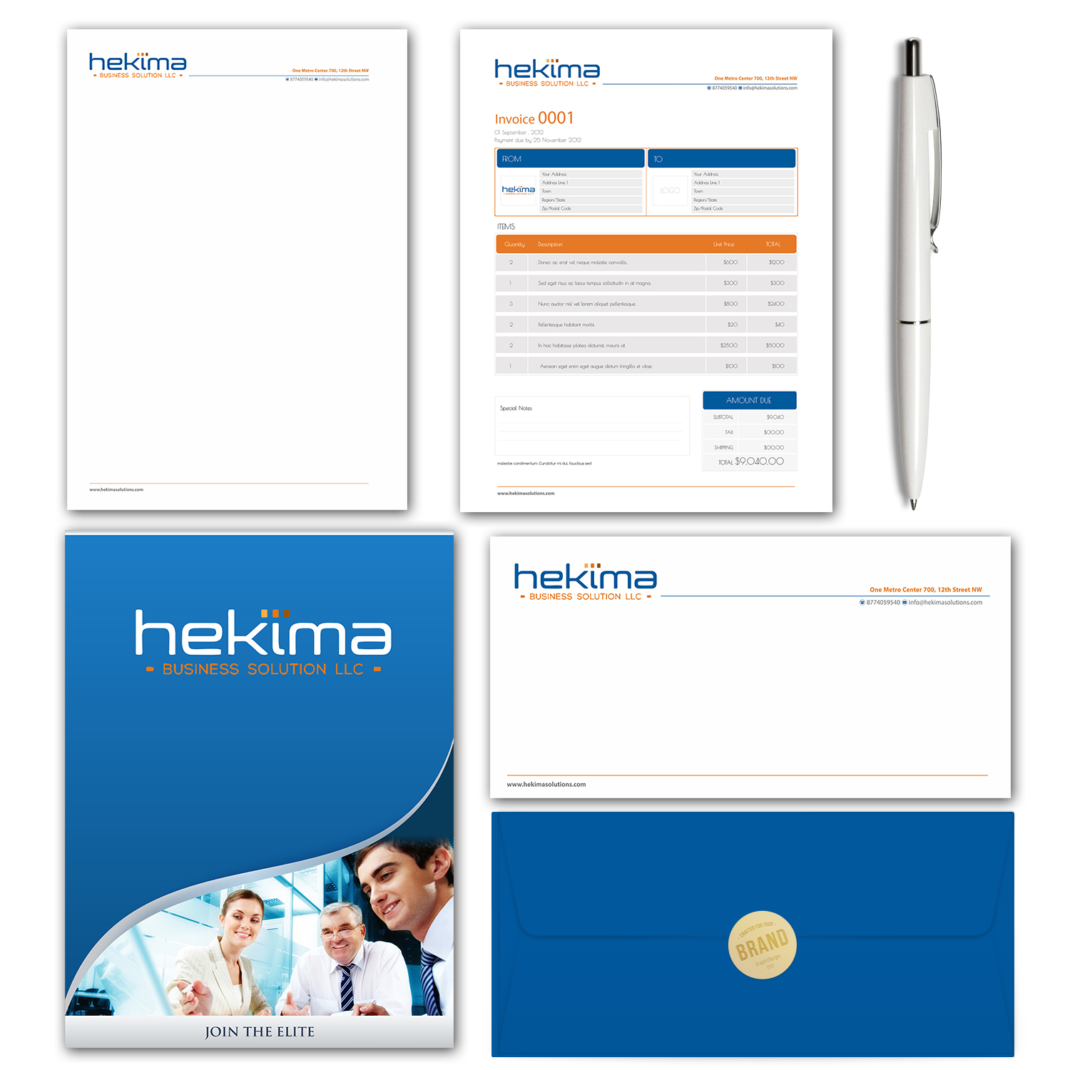 Stationery Design by Petter Goms for this project | Design #17574847