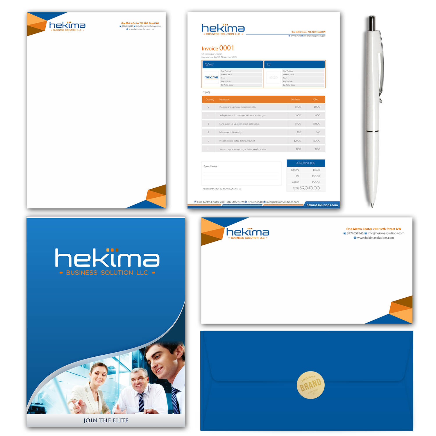 Stationery Design by Petter Goms for this project | Design #17574935