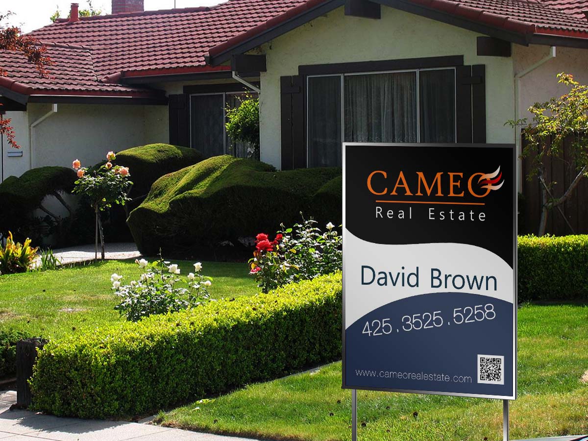 Logo Design by MicroZ for Cameo Real Estate | Design #2739301