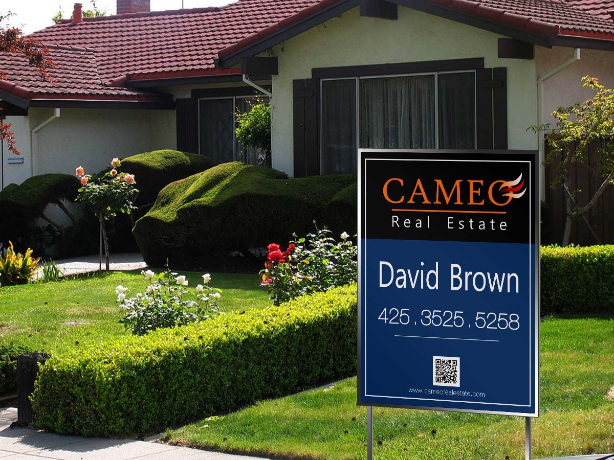 Logo Design by MicroZ for Cameo Real Estate | Design #2739309