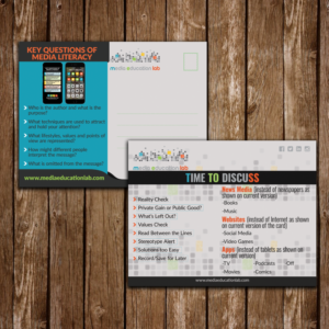 Postcard Design by Tushar Ahmed for Media Education Lab | Design #17597278