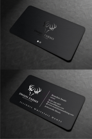 Illinois hunting business needing business cards | Diseño de Tarjeta de Presentación por Atvento Graphics
