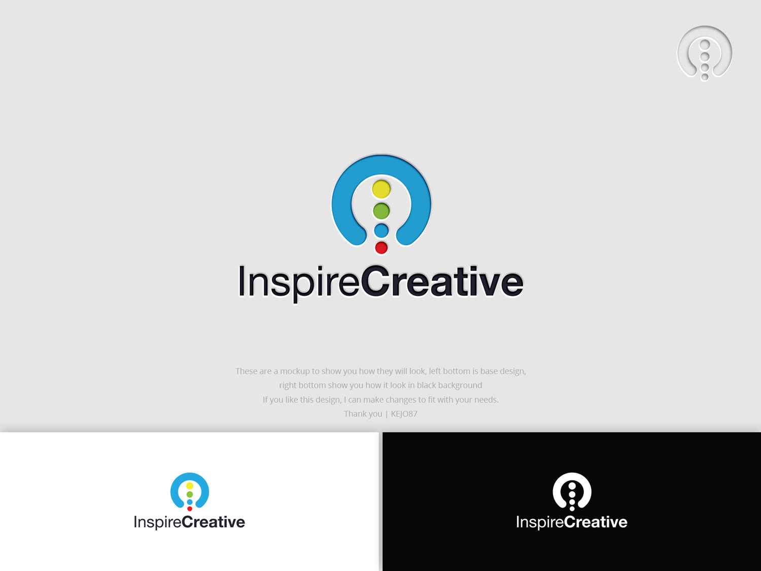 Logo Design by Kejo87 for Inspire Creative | Design #17492114