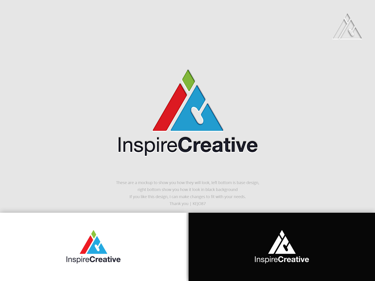 Logo Design by Kejo87 for Inspire Creative | Design #17492158