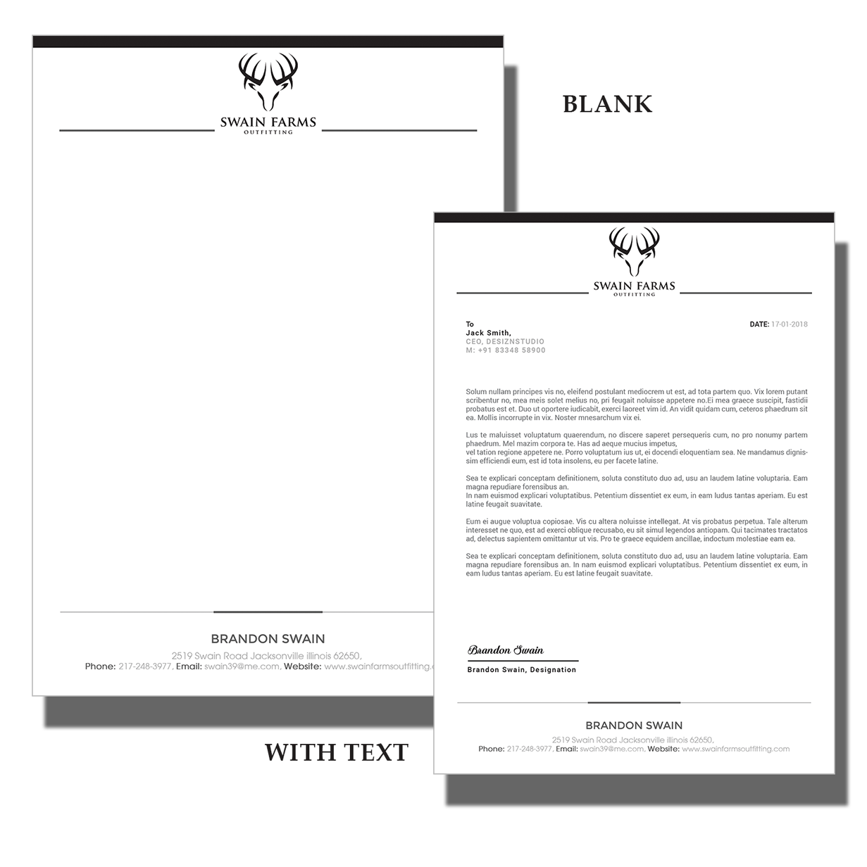 Letterhead Design by Expert Designer for this project | Design #17460720
