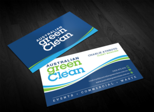 Australian Green Clean Business Card | Design de Carte de Visite par Sandaruwan