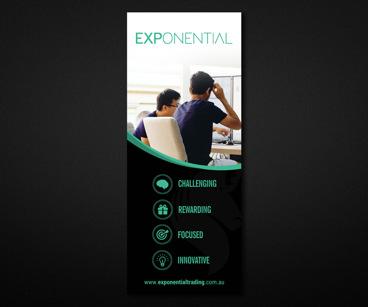 Signage Design by Designers Hub for Exponential Trading | Design #17556742