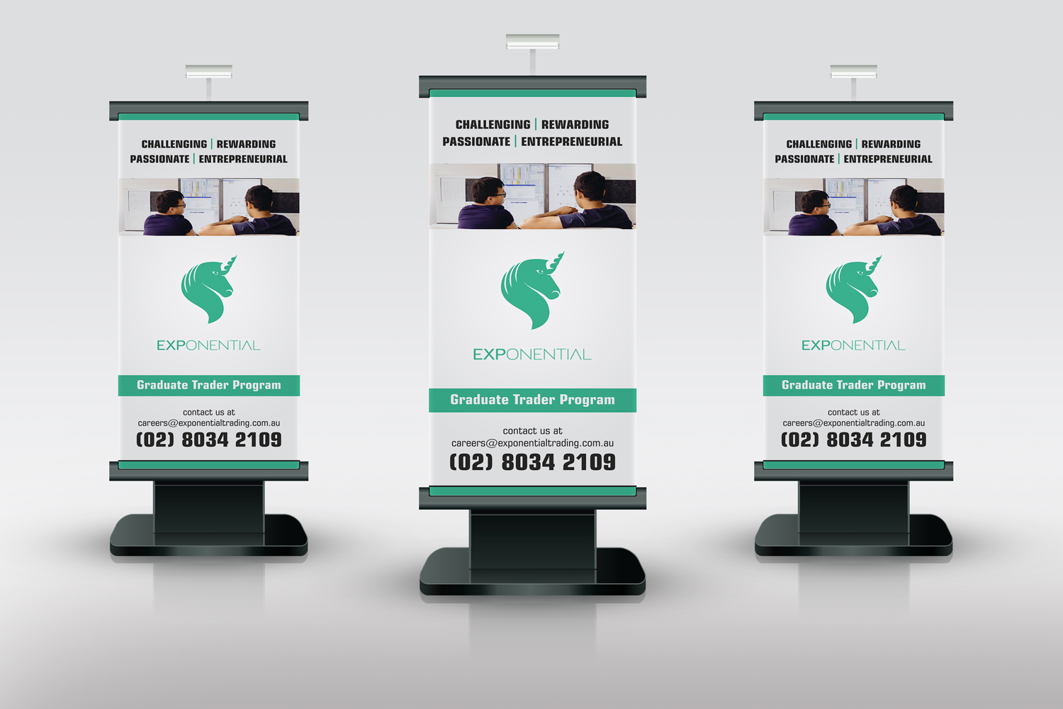 Schilder-Design von Petter Goms für Exponential Trading | Design #17489591