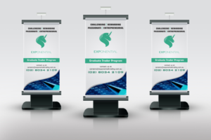 Signage Design by Petter Goms for Exponential Trading | Design #17489592