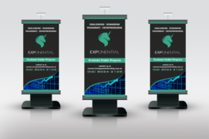 International trading company needs banner designs for university careers fairs. Additional work to  | Signage Design by Petter Goms