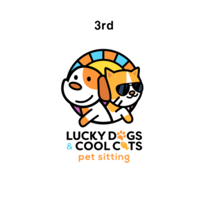 Logo Design by Daniel Harvel Ivano for Lucky Dogs & Cool Cats Pet Care | Design: #17829012