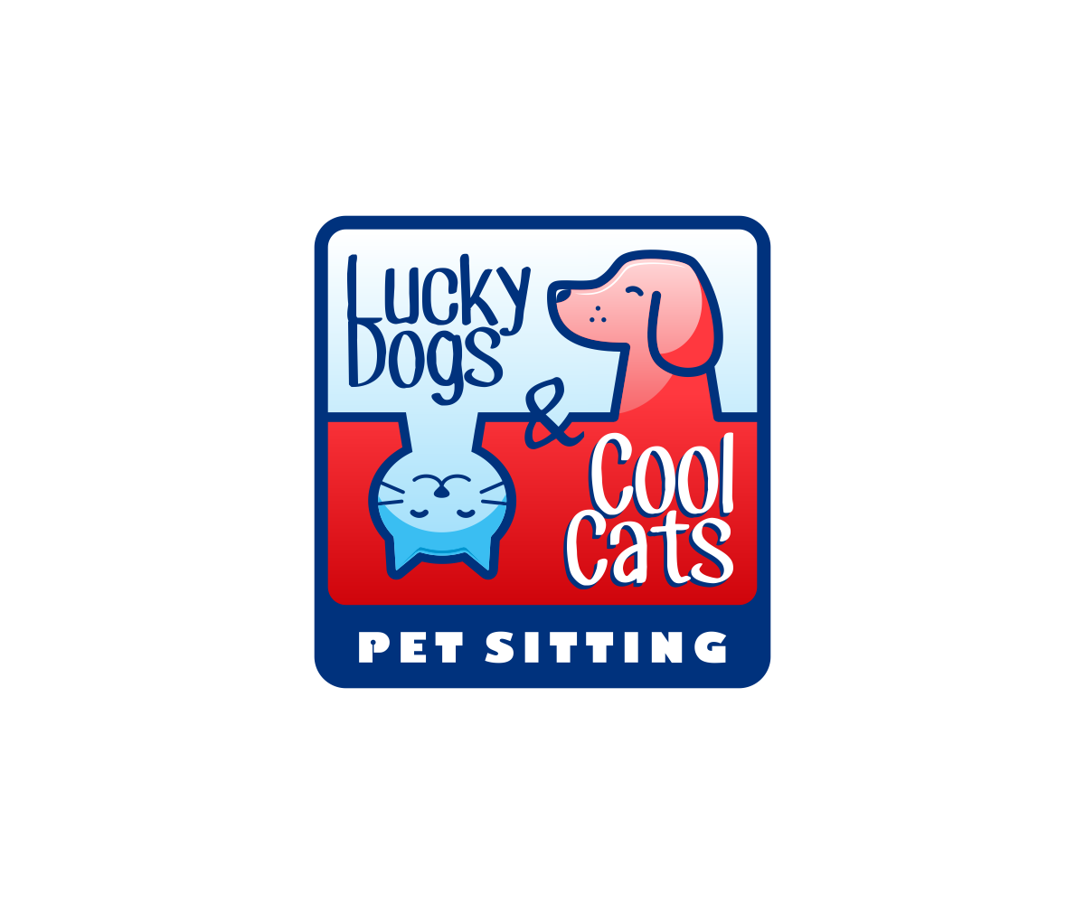 Logo Design by El Ojo creativo for Lucky Dogs & Cool Cats Pet Care | Design #17581935