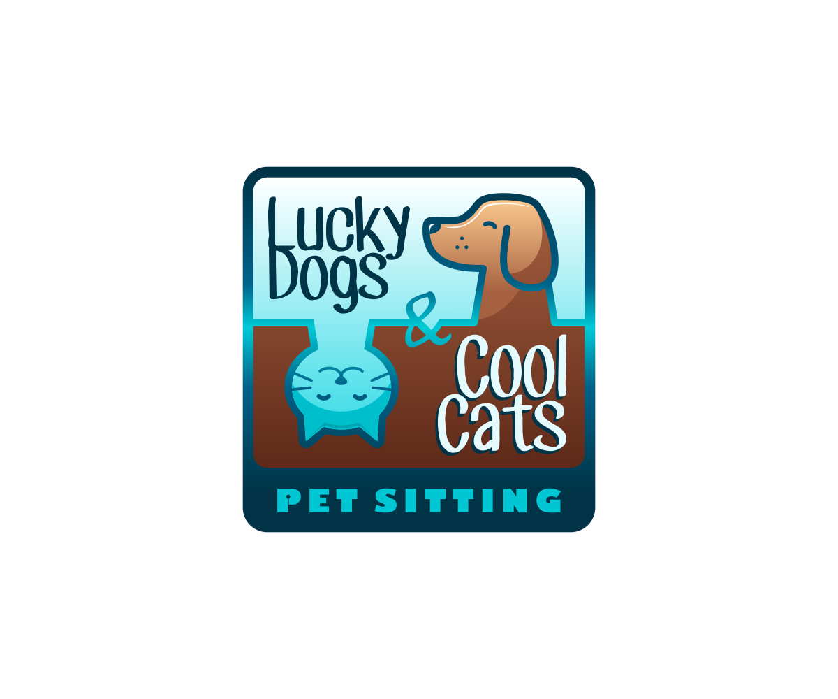 Logo Design by El Ojo creativo for Lucky Dogs & Cool Cats Pet Care | Design #17581955