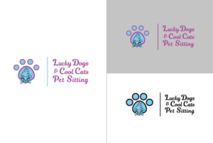 Logo Design by Artist BD for Lucky Dogs & Cool Cats Pet Care | Design: #17629785