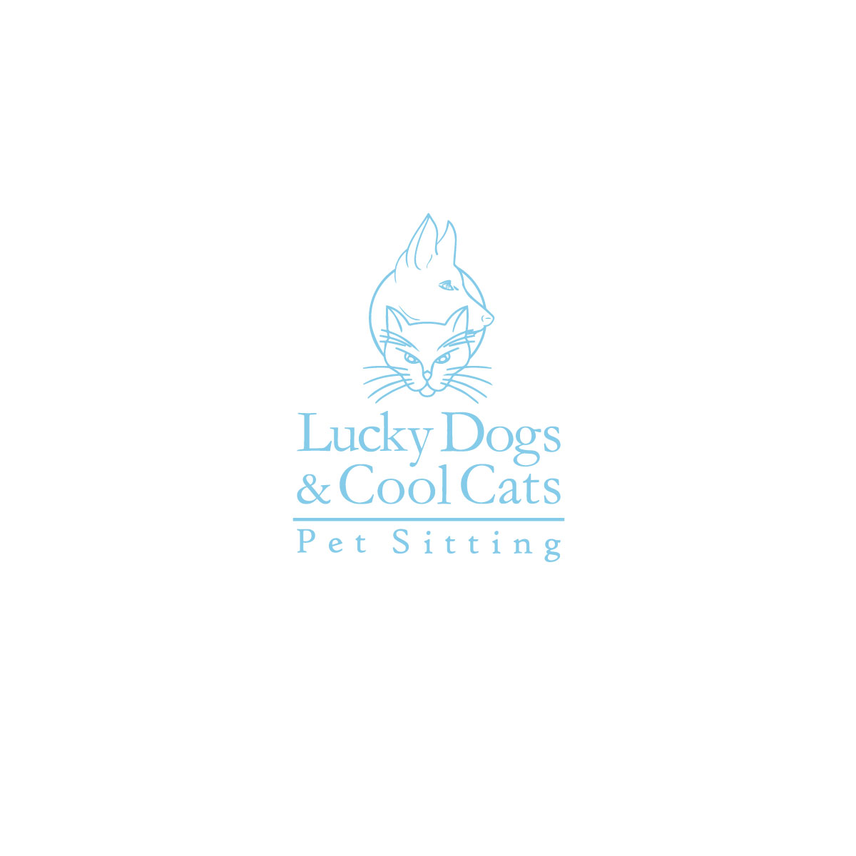 Logo Design by Artist BD for Lucky Dogs & Cool Cats Pet Care | Design #17667865