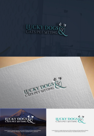 Logo Design by Art creation 2 for Lucky Dogs & Cool Cats Pet Care | Design: #17550853