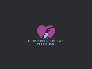 Logo Design by alghoziarkan 2 for Lucky Dogs & Cool Cats Pet Care | Design: #17737170