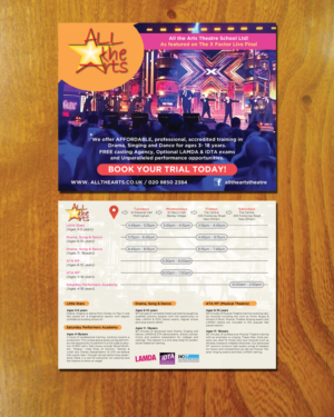 All the Arts Theatre School Leaflet - Kids classes | Diseño de Flyer por LeonFX