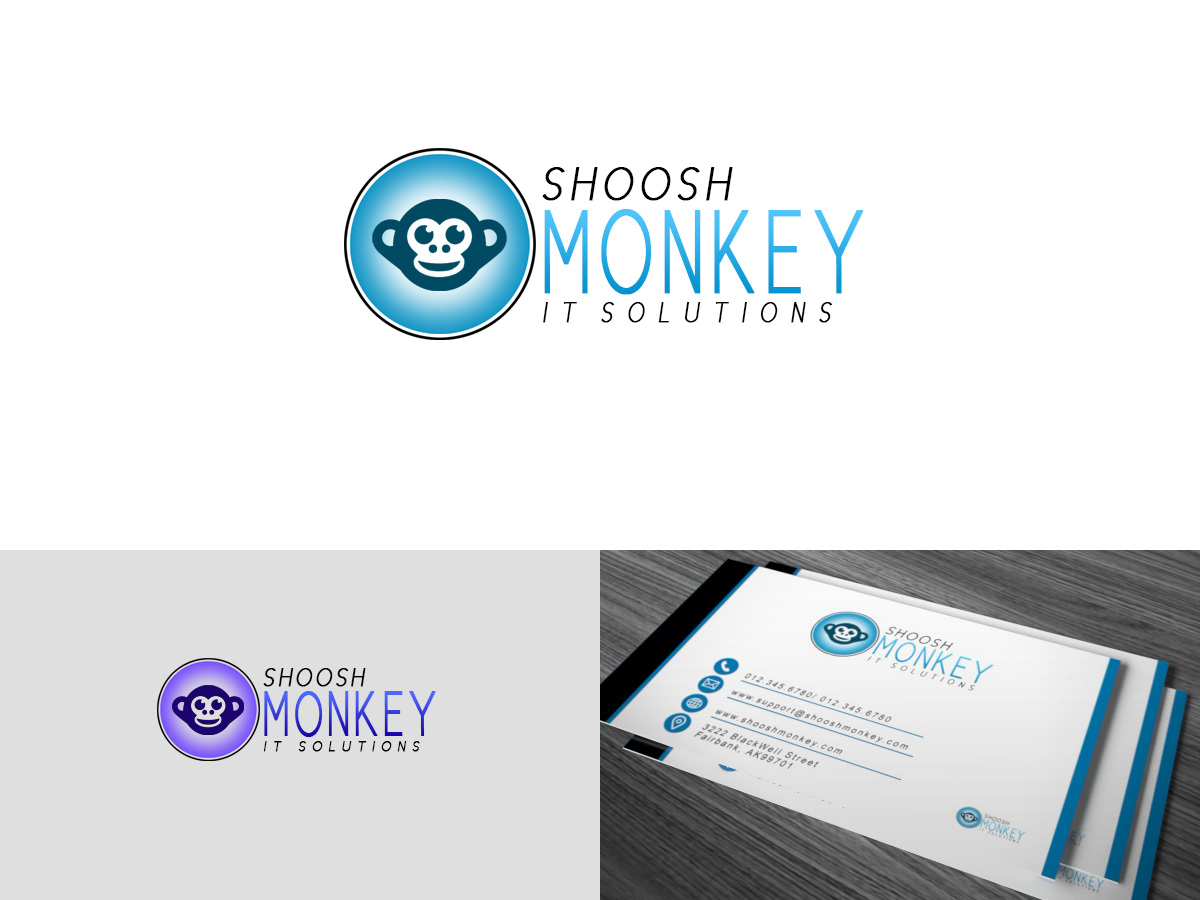 Logo Design by ArtCreative for Shoosh Monkey PTY LTD | Design #17487292