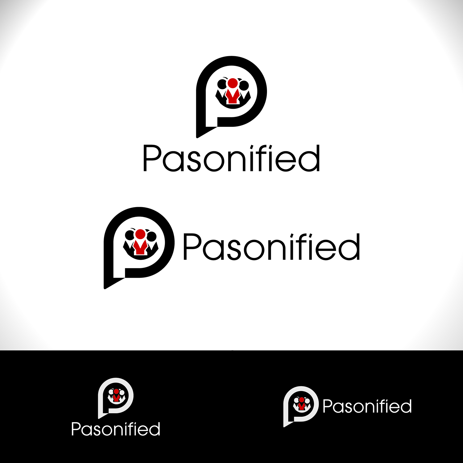 Logo Design by MTu for Pasonified Inc. | Design #17549913