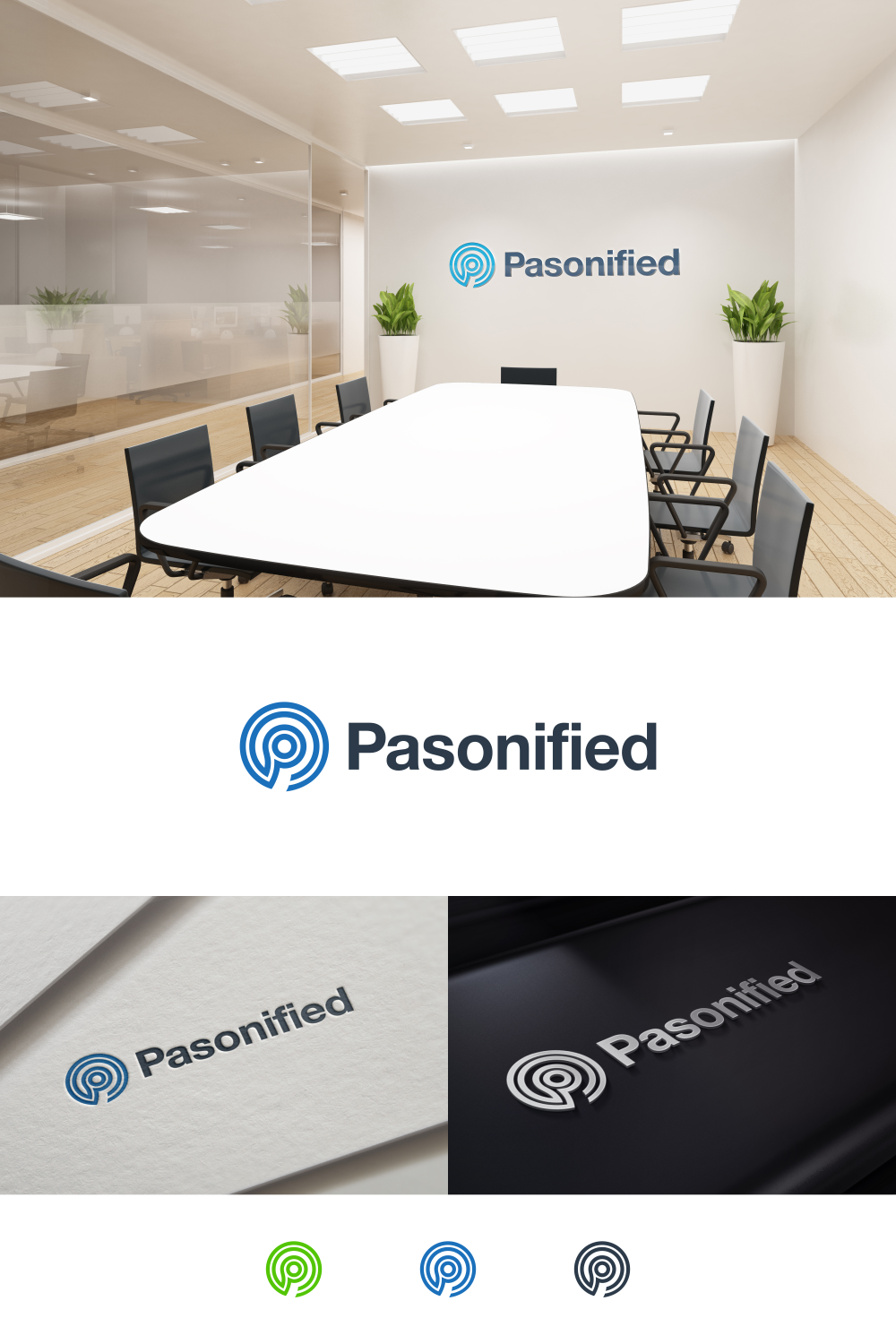 Logo Design by Optimistic_Studio for Pasonified Inc. | Design #17547469