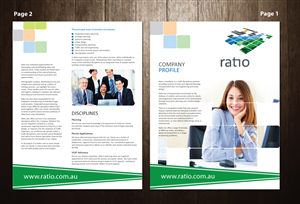 Ratio company profile brochure | Design de Brochure par meet007