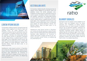 Ratio company profile brochure | Design de Brochure par JCR