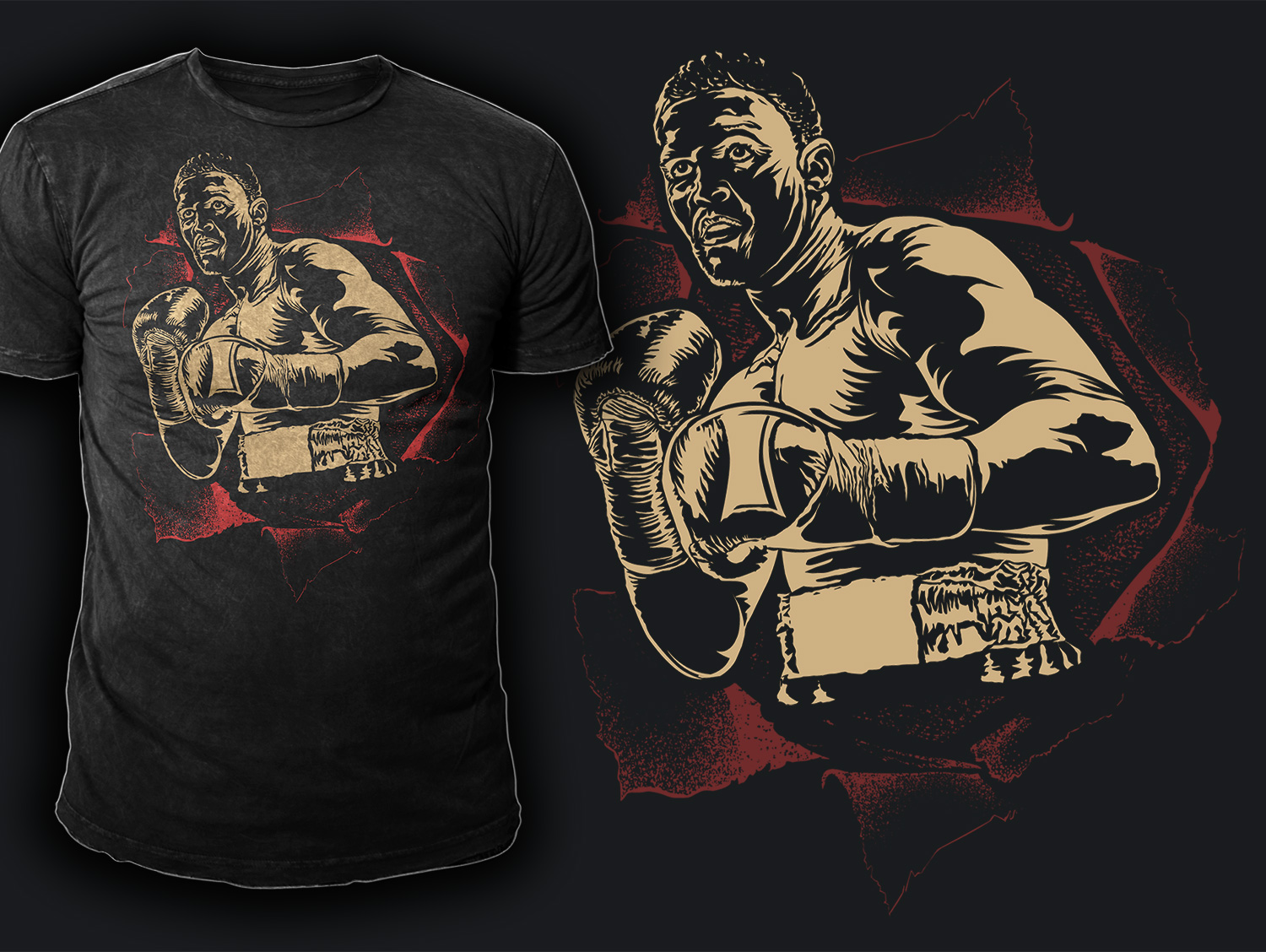 T-shirt Design by DCLA for Ringside Kings Apparel | Design #17523260