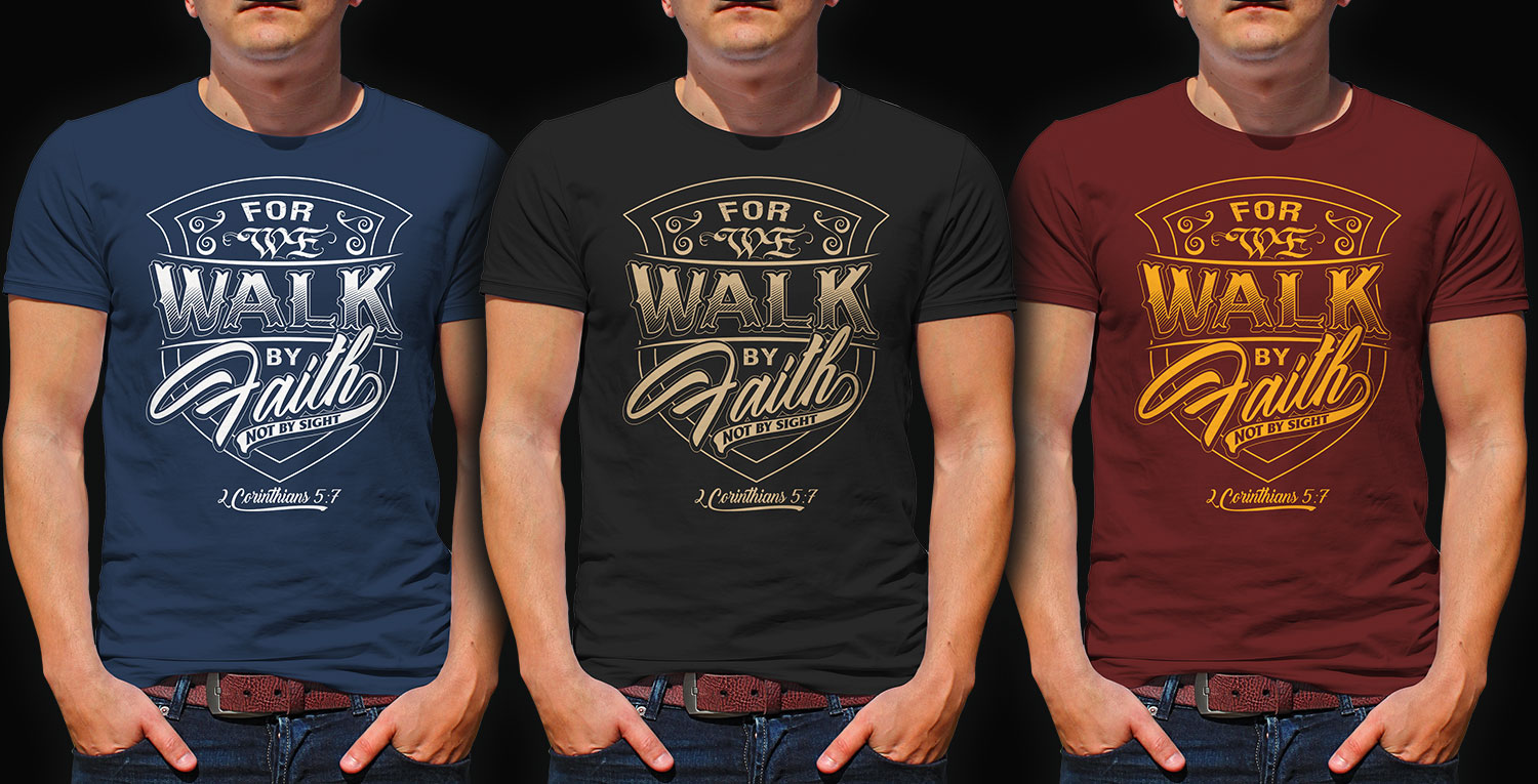 T-shirt Design by DCLA for Halo Clothing Company | Design #17547249