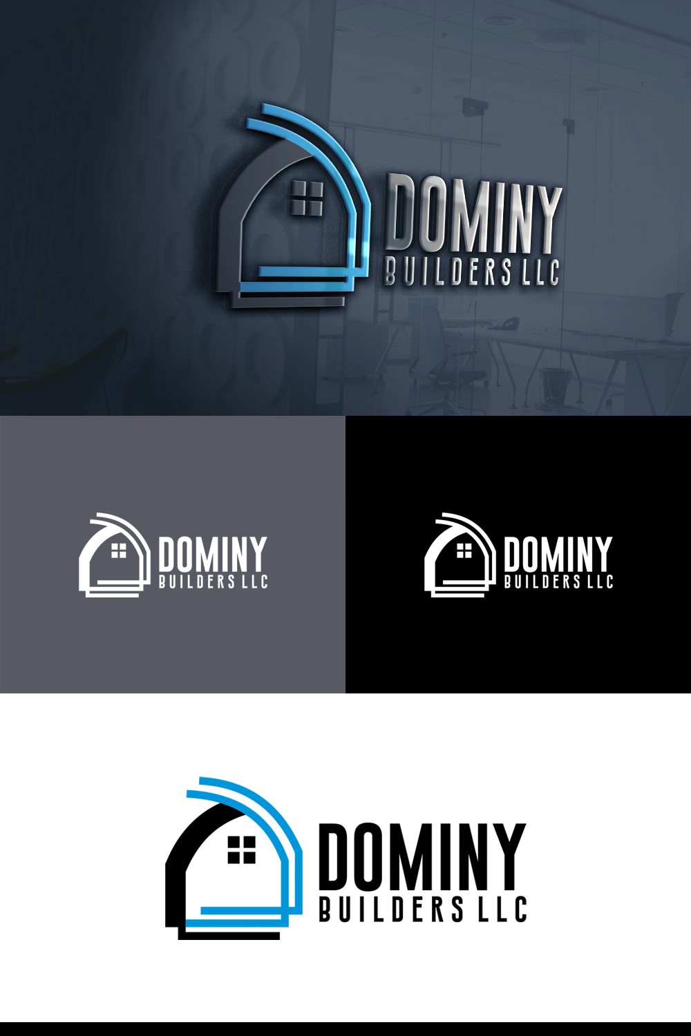 Diseño de Logo por e-graphics para Dominy Builders LLC | Diseño #17477928