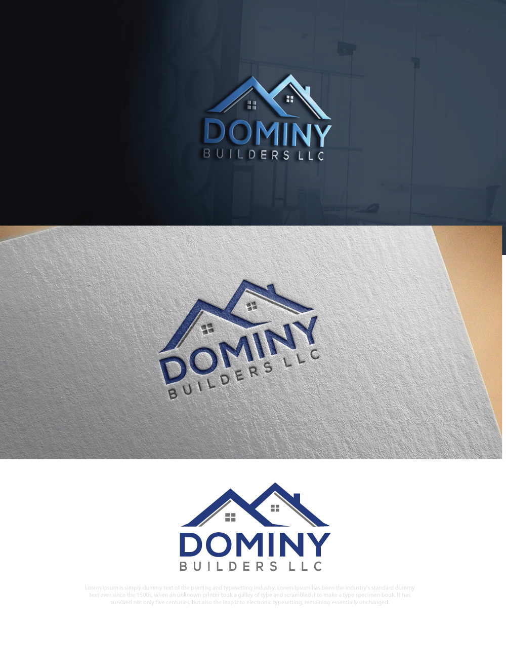 Logo Design by solidinto for Dominy Builders LLC | Design #17590603