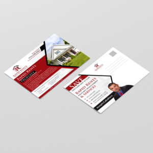 Diseño de Postal por creative.bugs para Rapid Rents Property Management & Services | Diseño: #17490119