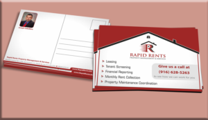 Design de Carte Postale par Petter Goms pour Rapid Rents Property Management & Services | Design : #17508477