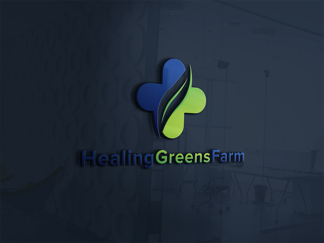Logo Design by B.Tibéri for Healing Greens Farm | Design #17484249