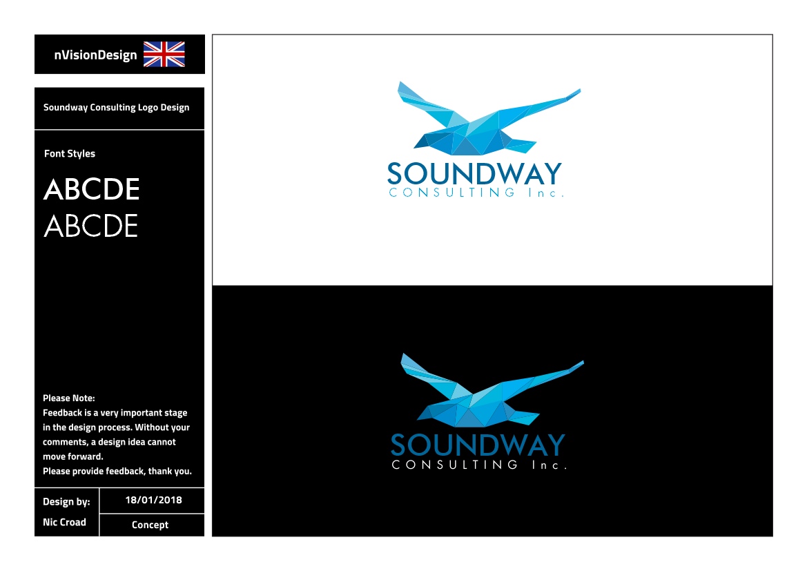 Logo Design by nvisiondesign.co.uk for SoundWay Technologies Inc. | Design #17475530