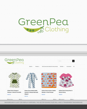 GreenPea Clothing | Logo Design by AD-X