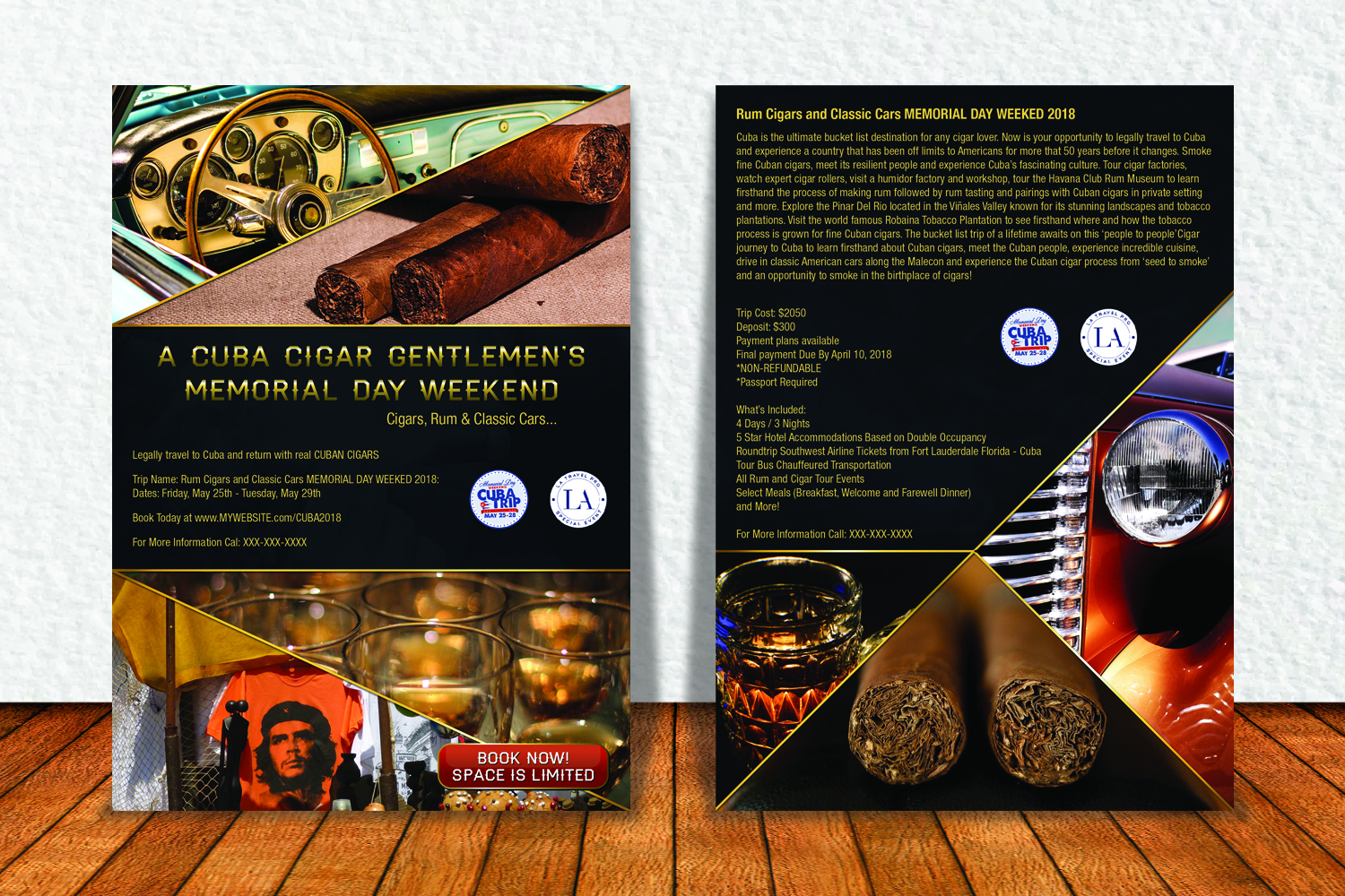 Flyer Design by JustRightHere for L A    T r a v e l | Design #17486724