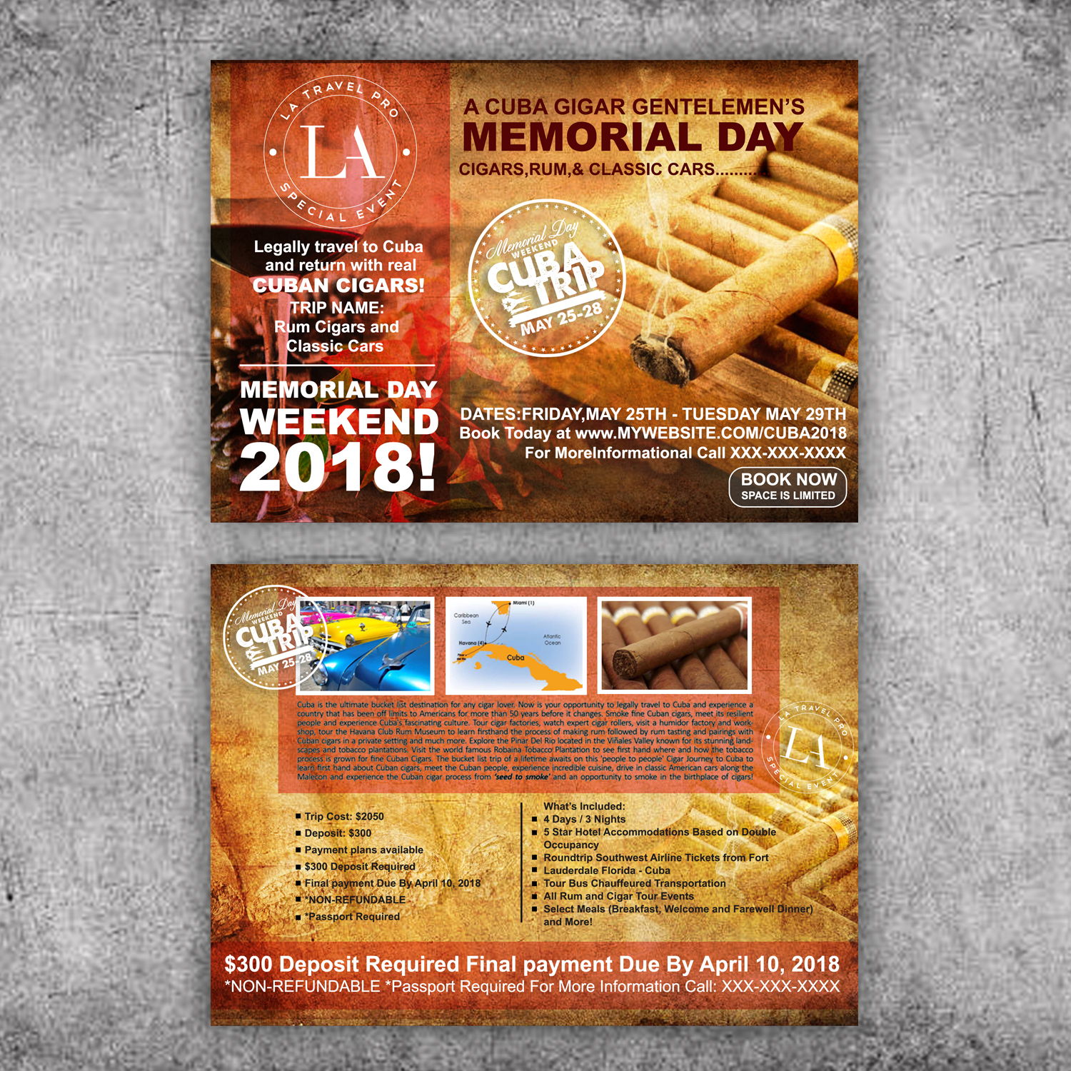 Flyer Design by TuktukiShree for L A    T r a v e l | Design #17486736