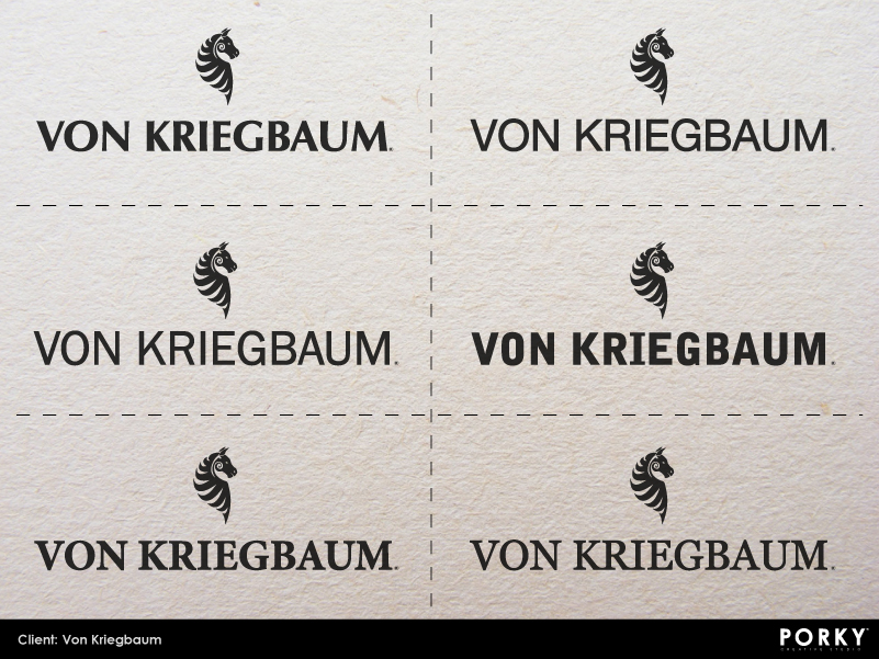Logo Design by Porky Creative Studio for Von Kriegbaum | Design #2765185