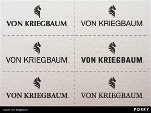 Logo Design by Porky Creative Studio for Von Kriegbaum | Design: #2765185