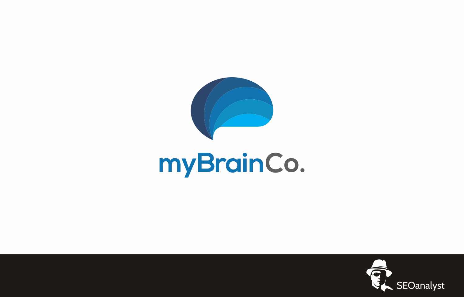 Blaue Blase Logo-Design von Seoanalyst