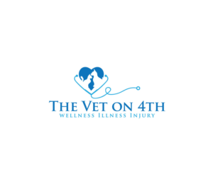 Logo Design by ART Libery for The Vet on 4th | Design: #17636700