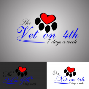 Logo Design by higher grace for The Vet on 4th | Design: #17699144