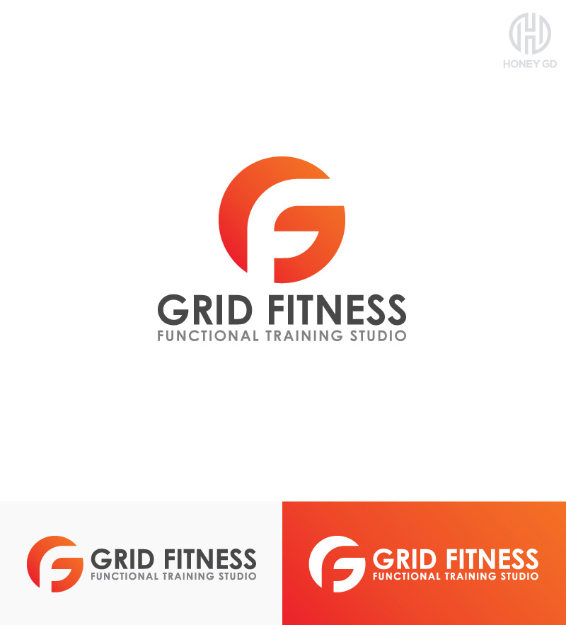 Diseño de Logo por Honey GD para GRID Fitness | Diseño #17541744