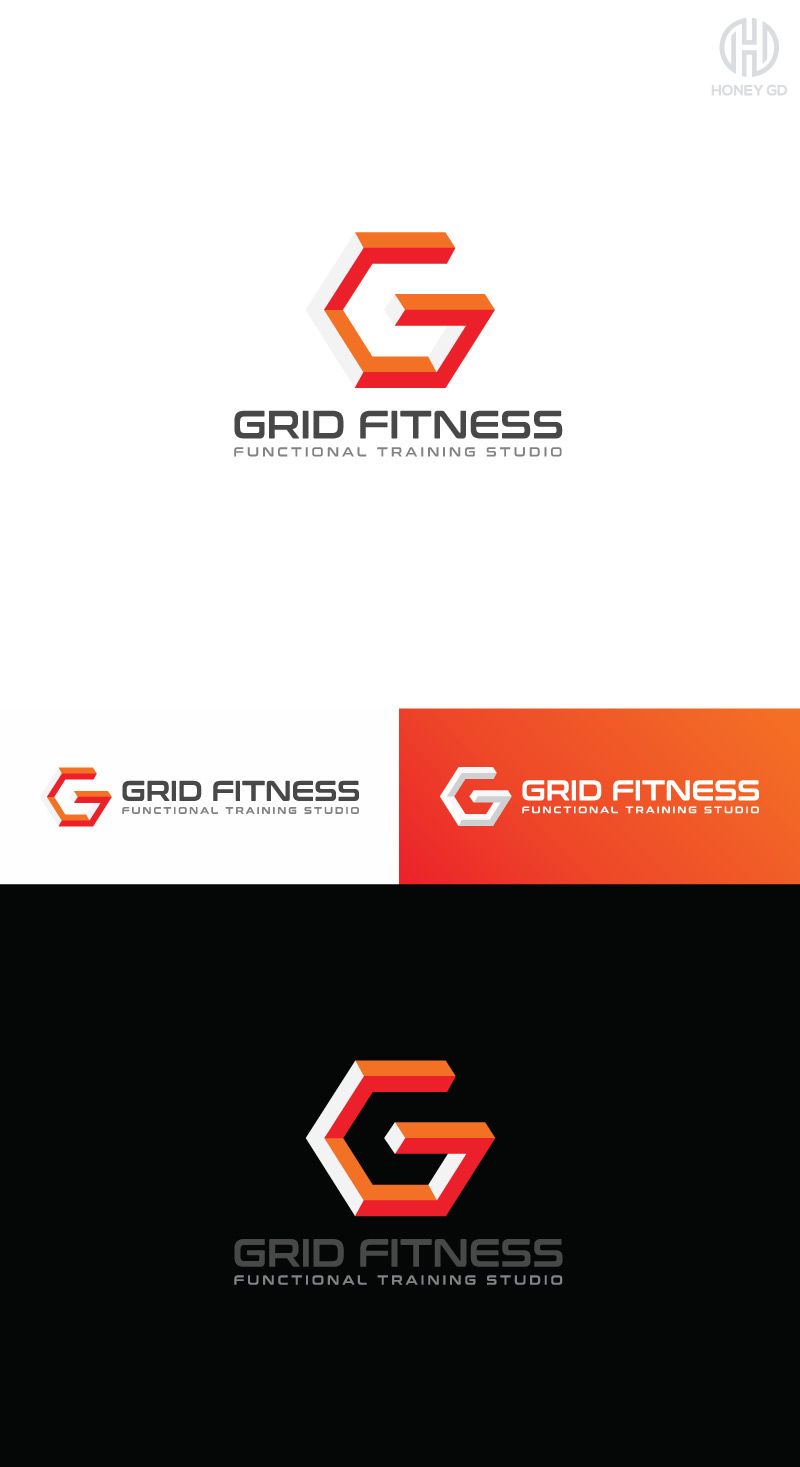 Logo Design by Honey GD for GRID Fitness | Design #17542844