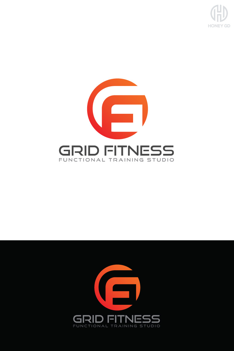 Diseño de Logo por Honey GD para GRID Fitness | Diseño #17569094