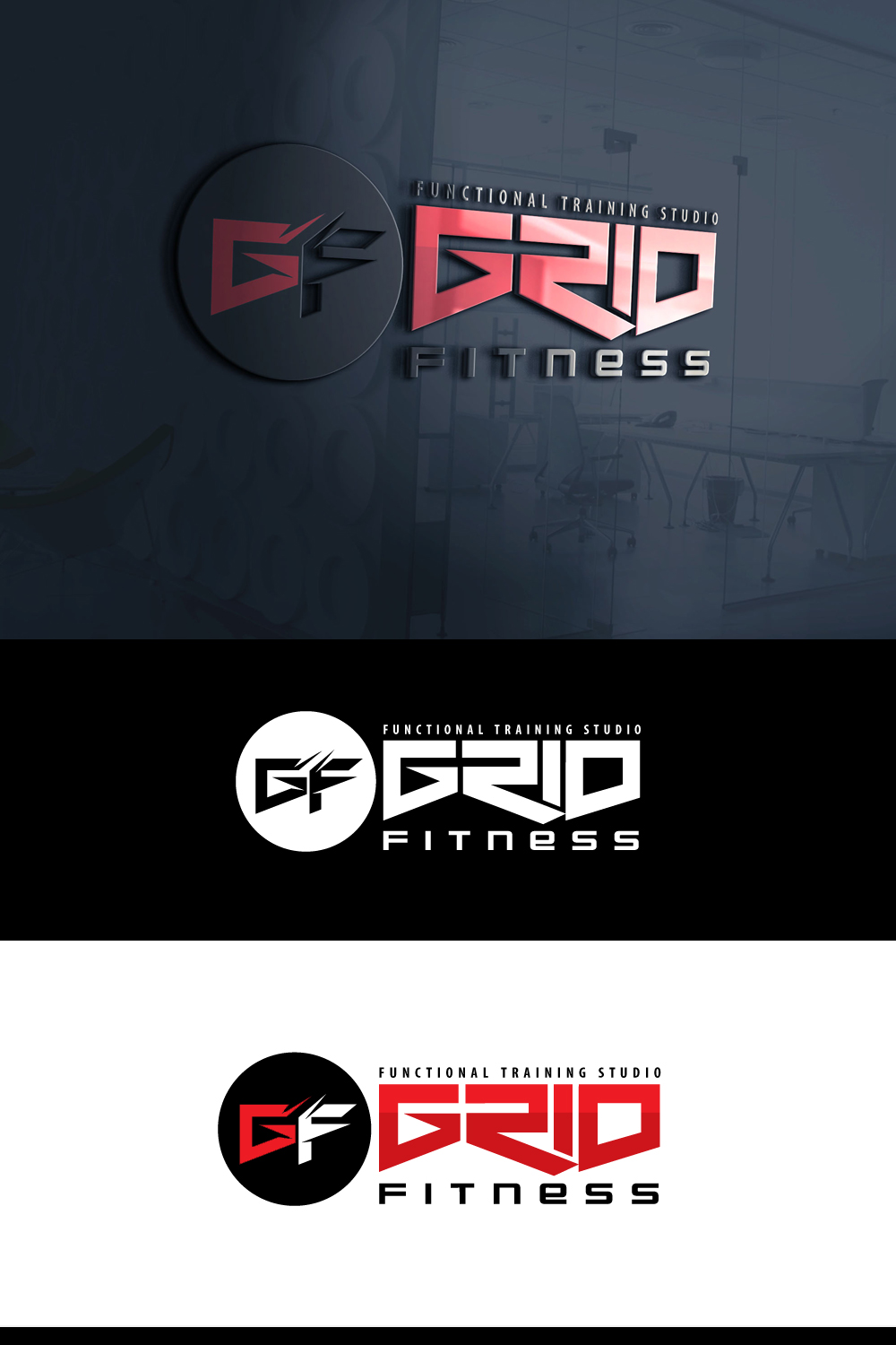 Diseño de Logo por e-graphics para GRID Fitness | Diseño #17498898