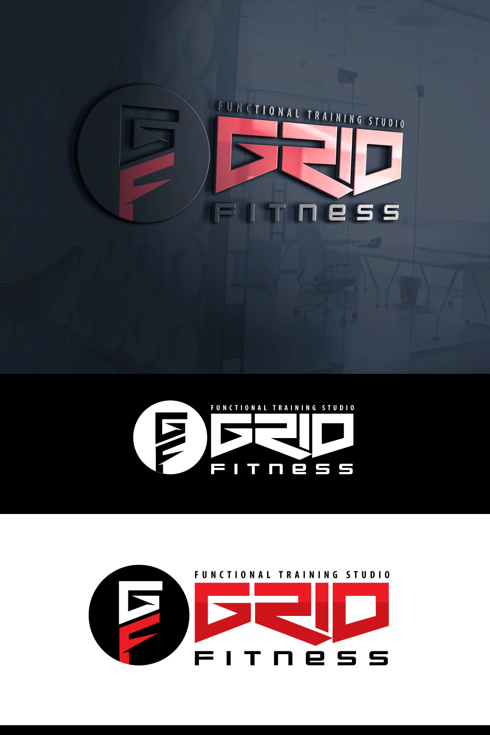 Logo Design by e-graphics for GRID Fitness | Design #17498899
